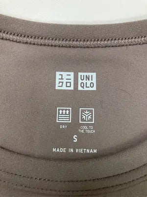 UNIQLO/ユニクロ/Tシャツ/カットソー/トップス/ブラウン/S