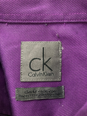 Calvin Klein/カルバンクライン/シャツ/ブラウス/トップス/パープル/16　36/37