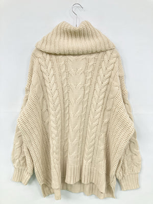 SUREVE/シュリーブ/ニット/セーター/トップス/アイボリー/M