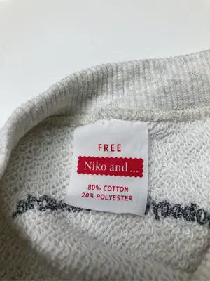 niko and .../ニコアンド/スウェット/トップス/ホワイト/FREE