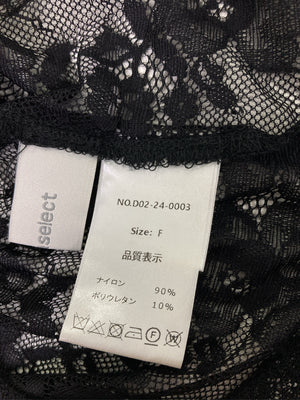 me+emselect/Tシャツ/カットソー/トップス/ブラック/F