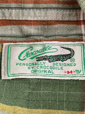 Crocodile/クロコダイル/シャツ/ブラウス/トップス/グリーン/M