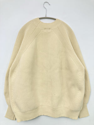 coen/コーエン/ニット/セーター/トップス/ホワイト/LARGE