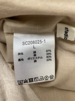 studio CLIP/スタジオクリップ/パンツドレス/ワンピース/ドレス/ベージュ/L