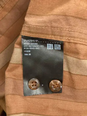 UNIQLO U/ユニクロユー/シャツ/ブラウス/トップス/ブラウン/L