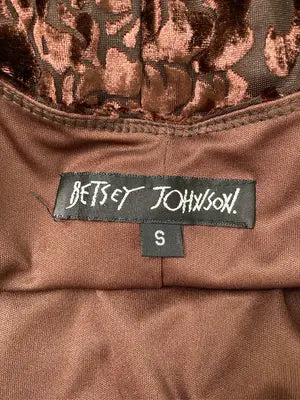 BETSEY JOHNSON/ドレス/ワンピース/ドレス/ブラウン/S