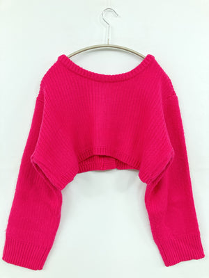 YOUANCE/ユアンス/カーディガン/ボレロ/トップス/ピンク/F