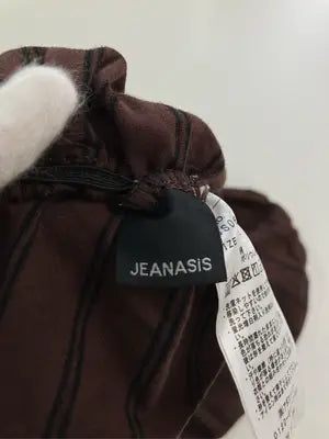 JEANASIS/ジーナシス/ノースリーブ/トップス/ブラウン/F