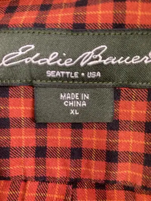 Eddie Bauer/エディーバウアー/シャツ/ブラウス/トップス/オレンジ/XL