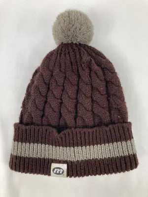 M/ニットキャップ/ビーニー/帽子/ブラウン