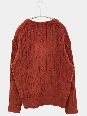 UNIQLO JW Anderson/ユニクロジェイダブリューアンダーソン/ニット/セーター/トップス/レッド/XL