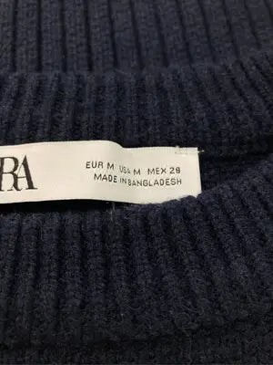 ZARA/ザラ/ニット/セーター/トップス/ネイビー/M