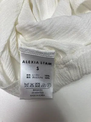 ALEXIA STAM/アリシアスタン/アンサンブル/トップス/ホワイト/S