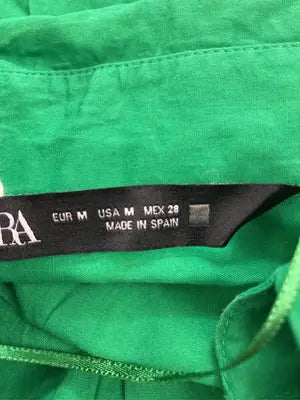 ZARA/ザラ/シャツ/ブラウス/トップス/グリーン/USA M
