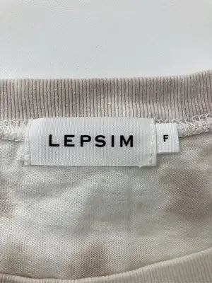 LEPSIM/レプシィム/Tシャツ/カットソー/トップス/ホワイト/F