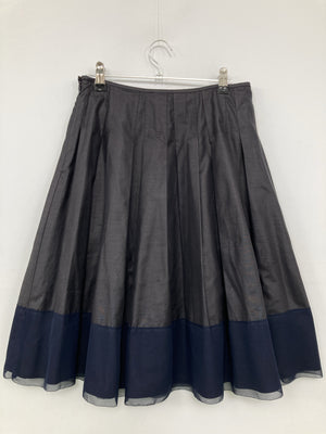 NATURAL BEAUTY/ナチュラルビューティー/ミモレ/半端丈スカート/スカート/グレー/38