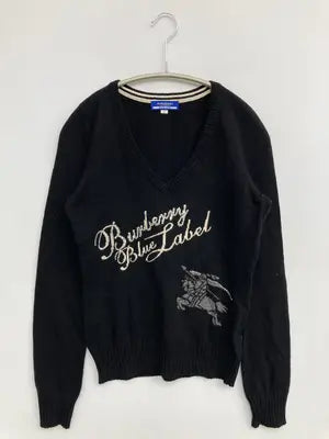 BURBERRY LONDON/バーバリーロンドン/ニット/セーター/トップス/ブラック/38