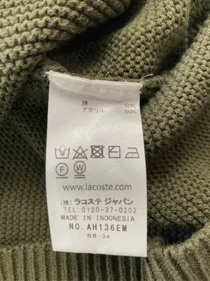 LACOSTE/ラコステ/ニット/セーター/トップス/カーキ/US M