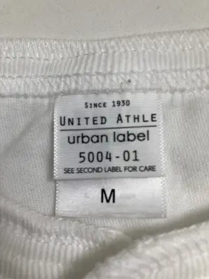 United Athle/ユナイテッドアスレ/Tシャツ/カットソー/トップス/ホワイト/M