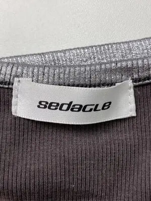 SEDACLE/セダクル/Tシャツ/カットソー/トップス/シルバー/S