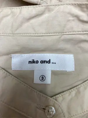 niko and .../ニコアンド/シャツ/ブラウス/トップス/ベージュ/3
