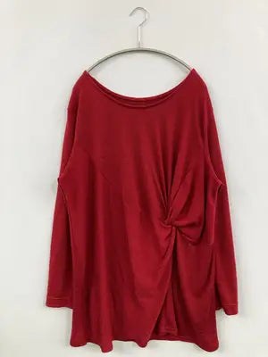 Tシャツ/カットソー/トップス/レッド/3L