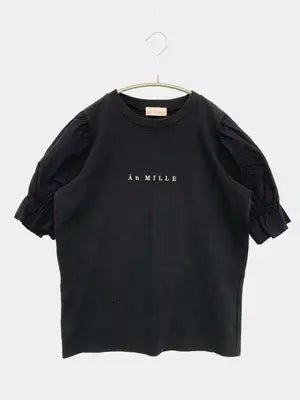 An MILLE/アンミール/Tシャツ/カットソー/トップス/ブラック