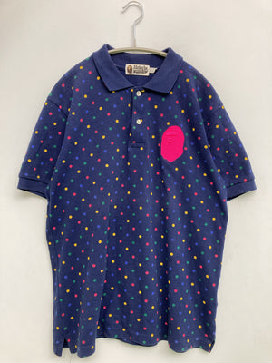 A BATHING APE/アベイシングエイプ/ポロシャツ/トップス/ブルー/M
