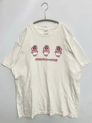 おぱんちゅうさぎ/Tシャツ/カットソー/トップス/ホワイト/L