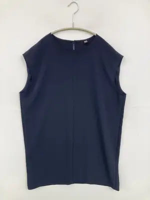UNIQLO/ユニクロ/ノースリーブ/トップス/ネイビー/S