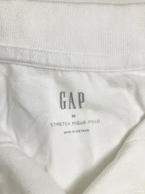 GAP/ギャップ/ポロシャツ/トップス/ホワイト/M