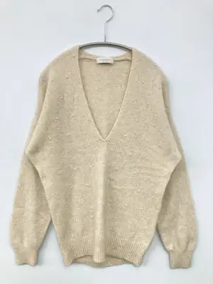 TOMORROWLAND/トゥモローランド/ニット/セーター/トップス/ベージュ/S