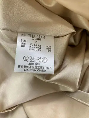 ROYAL PARTY/ロイヤルパーティー/ミモレ/半端丈スカート/スカート/ベージュ/2