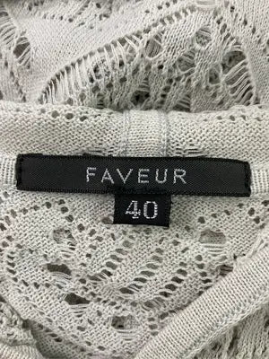 FAVEUR/パーカー/トップス/グレー/40