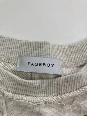 PAGEBOY/ページボーイ/スウェット/トップス/ベージュ/F