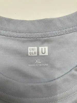 UNIQLO/ユニクロ/Tシャツ/カットソー/トップス/グレー/XL