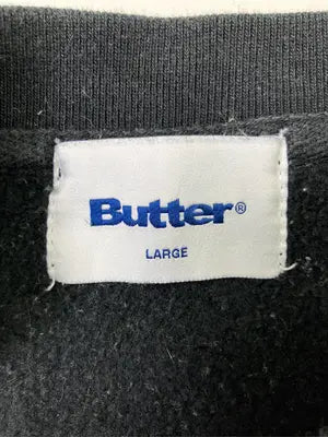 Butter/バター/スウェット/トップス/ブラック/LARGE