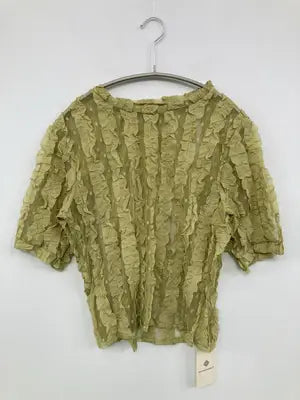 me+em select/ミームセレクト/Tシャツ/カットソー/トップス/ライトグリーン/F