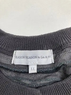 SEASON REASON by Lin.&Red/シーズンリーズンバイリンアンドレッド/カーディガン/ボレロ/トップス/グレー/LL