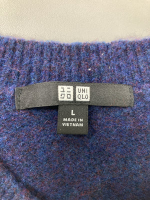 UNIQLO/ユニクロ/ニット/セーター/トップス/パープル/L