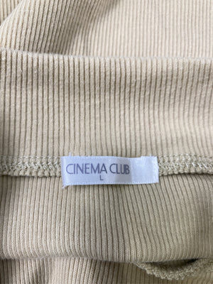 CINEMA CLUB/シネマクラブ/ニット/セーター/トップス/ベージュ/L