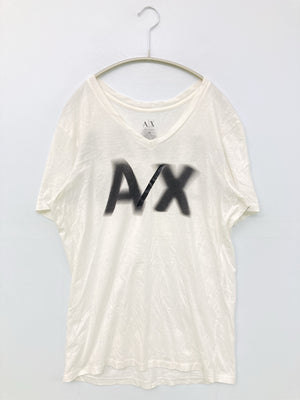ARMANI EXCHANGE/アルマーニエクスチェンジ/Tシャツ/カットソー/トップス/ホワイト/XS