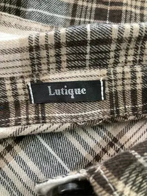 Lutique/ルティーク/シャツ/ブラウス/トップス/ブラウン/M