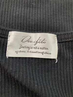 Denifita/Tシャツ/カットソー/トップス/ブラック/L