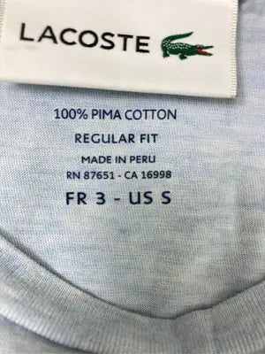 LACOSTE/ラコステ/Tシャツ/カットソー/トップス/グレー/S