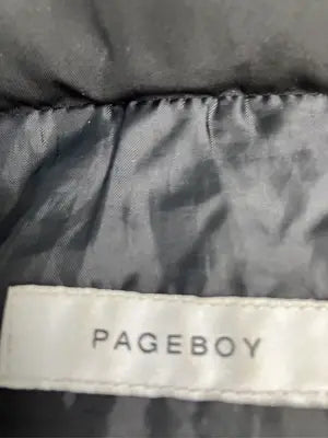 PAGEBOY/ページボーイ/ダウンジャケット/コート/ジャケット/アウター/ブラック/M