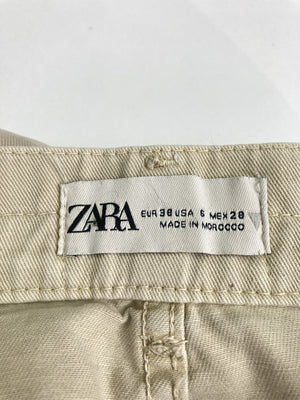 ZARA/ザラ/チノパンツ/パンツ/ベージュ/EUR38/USA6/MEX28
