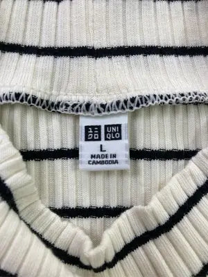UNIQLO/ユニクロ/Tシャツ/カットソー/トップス/ホワイト/L