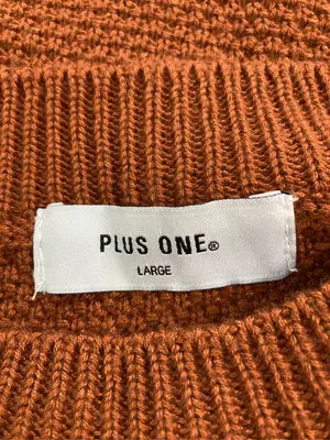 PLUS ONE/プラスワン/ベスト/トップス/ブラウン/L