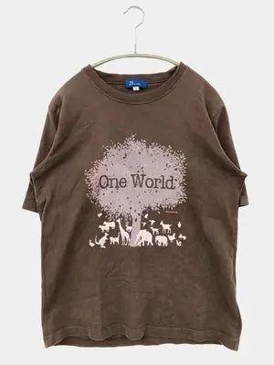 SELF SERVICE/セルフサービス/Tシャツ/カットソー/トップス/ブラウン/M